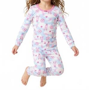 NEW ESME sweet heaven long sleeve pajama set in pink